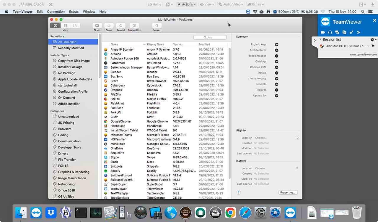 Mac Support remote desktop TeamViewer instant help